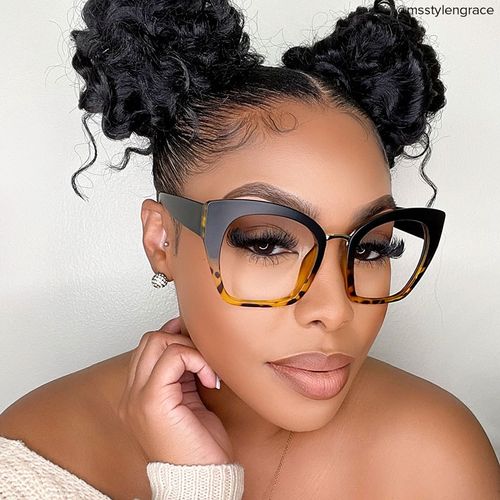 😎 Blue Light Blocking Cat-Eye Glasses | Style Meets Protection 👓🛡️