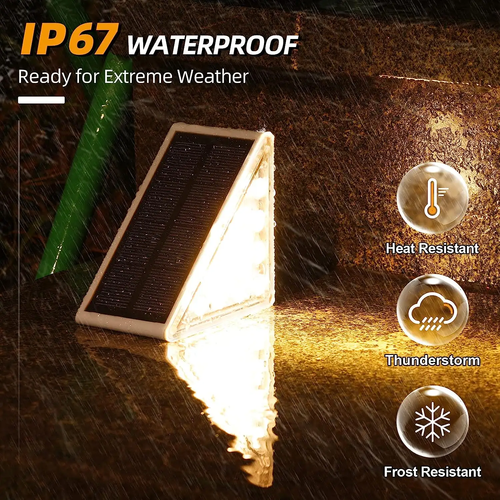 ☀️LED Solar Waterproof Step Lights💡