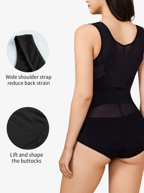 🔥High-Waist Shapewear Bodysuit – Sculpt Your Dream Curves ✨