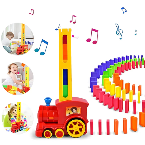 🚂Brand New Vision Intellectual Interactive Toys evelopment Dominos Train Set✨