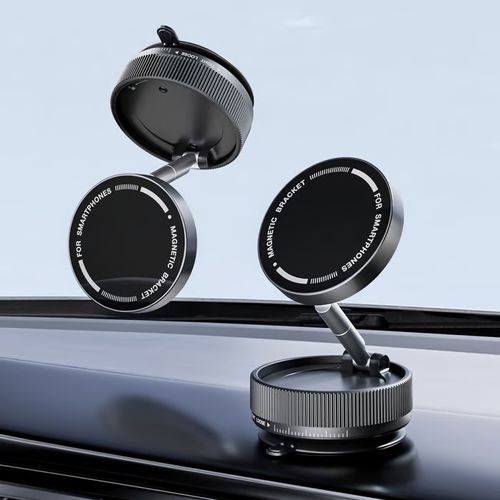 🔥 Hot sale 49% discount 🔥Car mount magnetic ring stand: foldable 360° mobile phone navigation stand