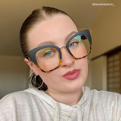 😎 Blue Light Blocking Cat-Eye Glasses | Style Meets Protection 👓🛡️