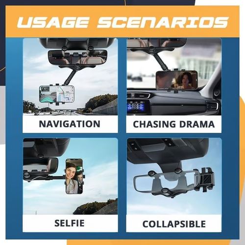 🚘🚖Rotatable And Retractable Car Phone Holder😍