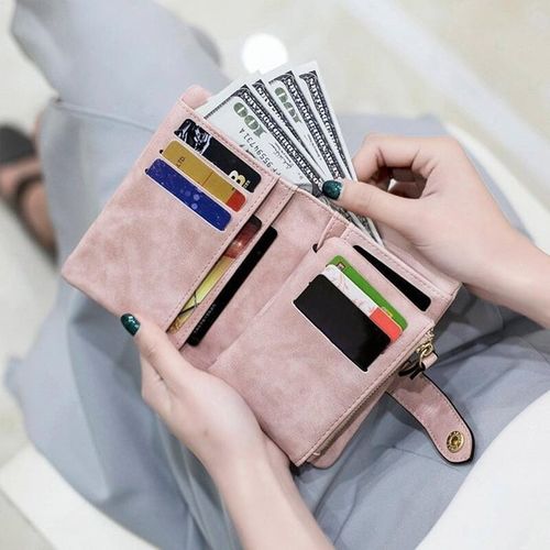👛💵Small Trifold Leather Wallet For Women