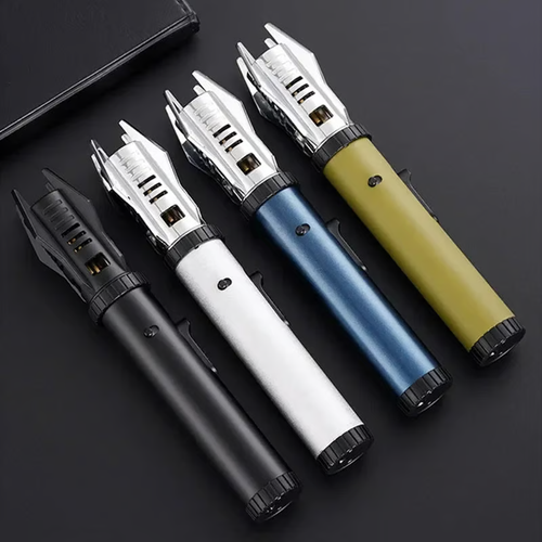 💥Camping Outdoor Windproof Straight Flame Lighter