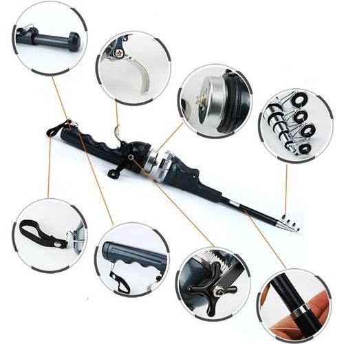 🎣1.31m folding fishing rod ✨ 21 pieces of Luya accessories🐟