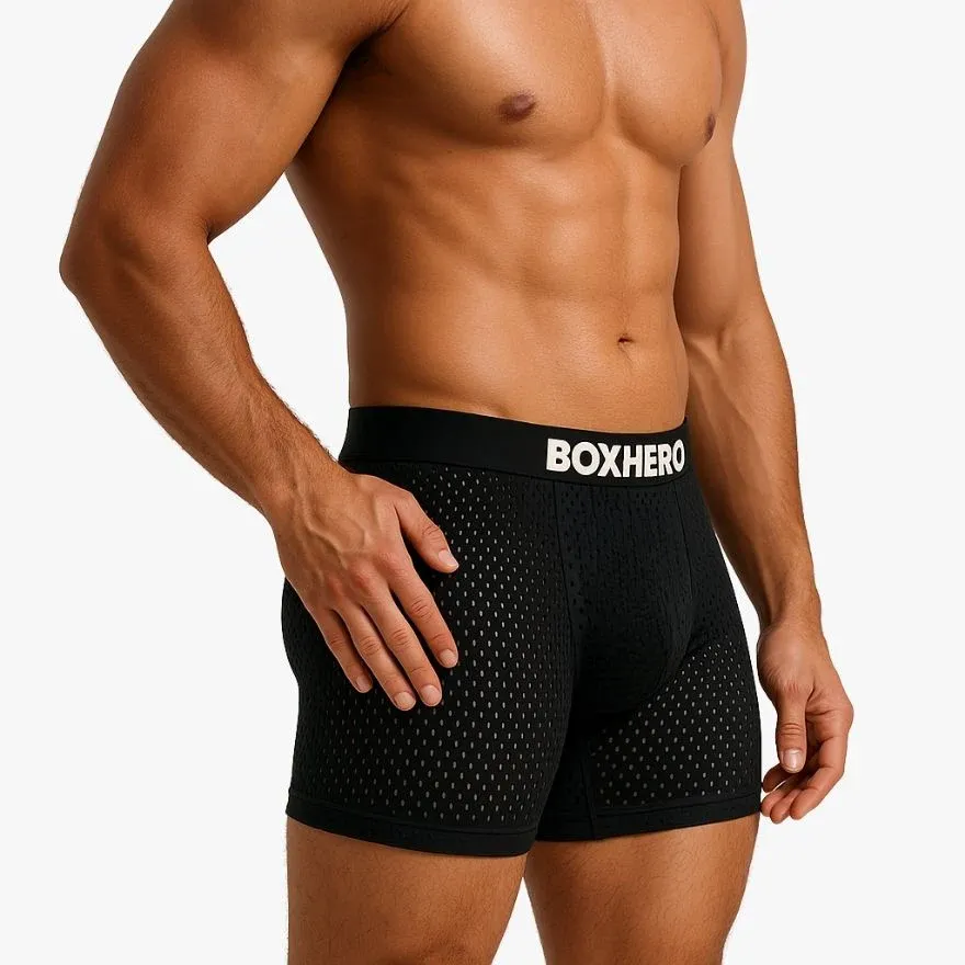 😍(Four pieces in one box)🔥BAMBOO FIBRE BOXER SHORTS - FOR ALL-DAY COMFORT