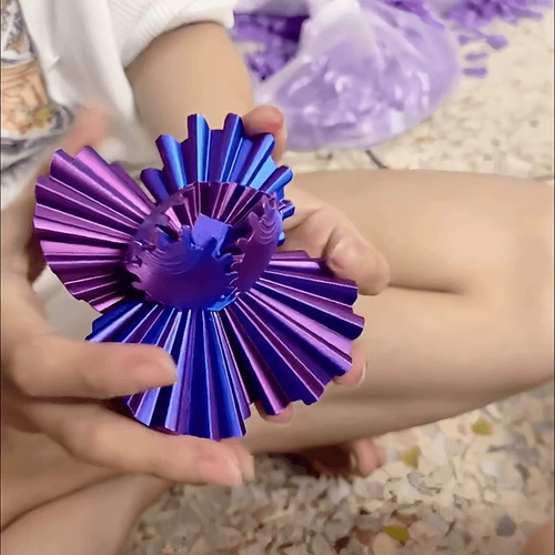 🔥3D Printed Rotating Gear Ball⚙️🌀