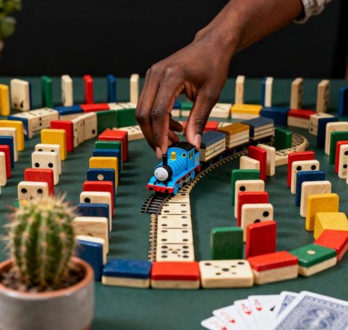 🚂👨‍👩‍👧‍👦 90% of Ghanaian parents will buy this for their children! 💯👍🔥❗️ Brand new Vision interactive educational toy domino train set ✨🏃‍♂️