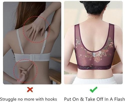 Pointed buttonless comfortable bra👙🌸