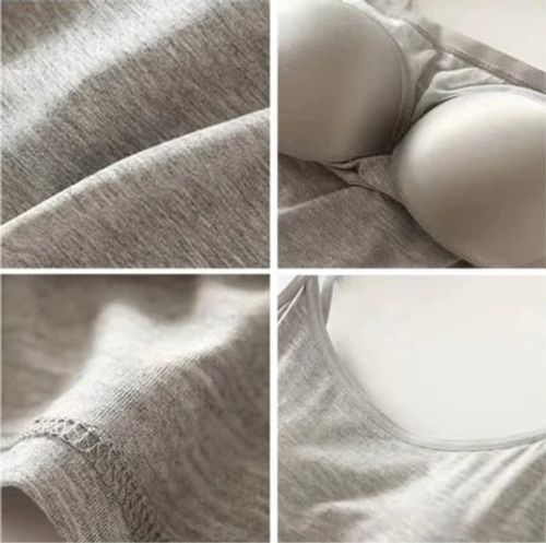 Loose-fitting Tank Top With Built-in Bra❤️🔥