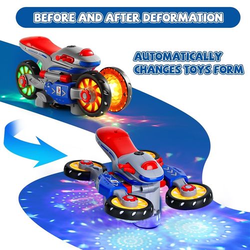 🌈Deformation Motorcycle With Light And Music🛵🌈