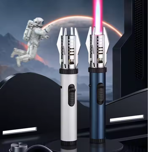 💥Camping Outdoor Windproof Straight Flame Lighter