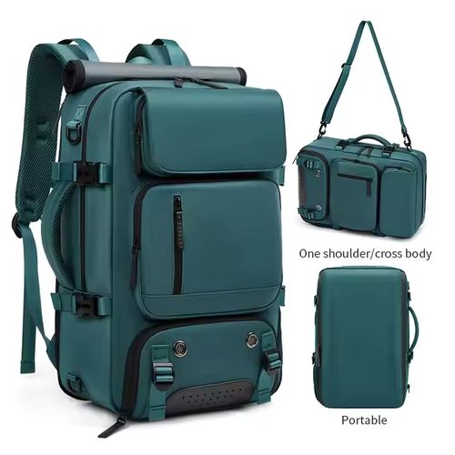 Multifunctional large travel backpack Business laptop backpack with shoe bag