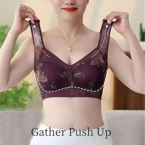 Pointed buttonless comfortable bra👙🌸