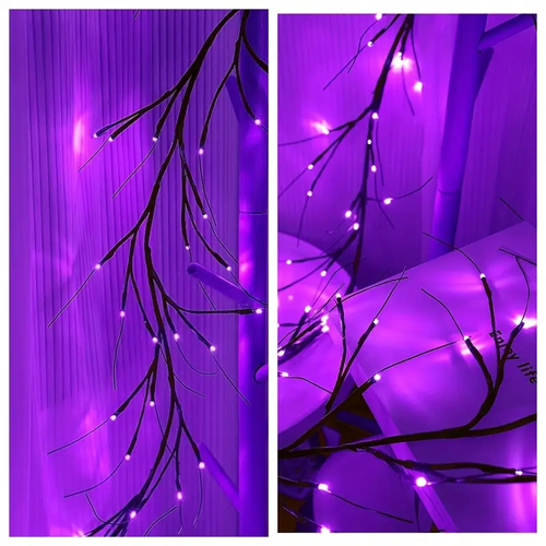 🎃 1.8m Halloween Decorative Cane lights LED Simulated tree lights (8 modes)✨