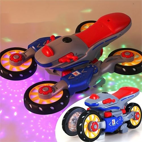 🌈Deformation Motorcycle With Light And Music🛵🌈