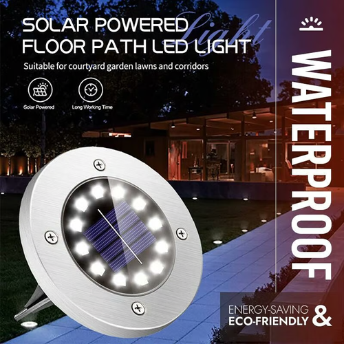 💦Solar Powered Floor Path LED Light💡