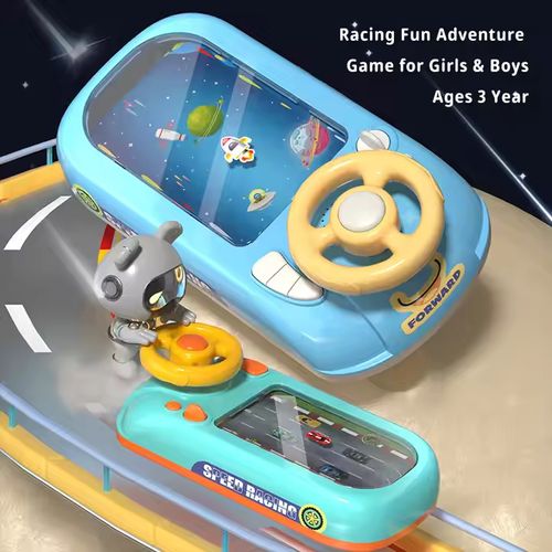 Chengji racing electronic adventure game steering wheel toy