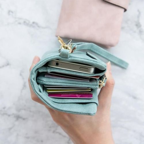 👛💵Small Trifold Leather Wallet For Women