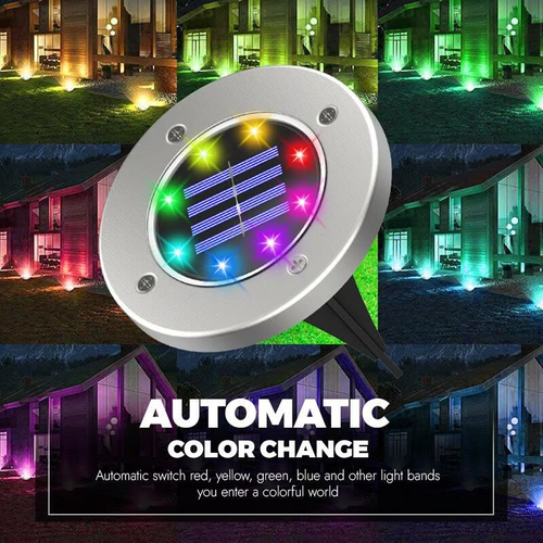 💦Solar Powered Floor Path LED Light💡