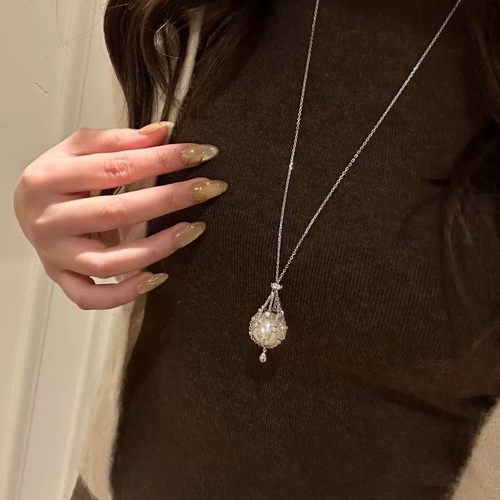 ✨Pearl & Gemstone Lavalier Pendant