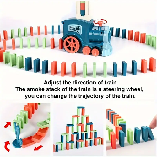 🚂Brand New Vision Intellectual Interactive Toys evelopment Dominos Train Set✨