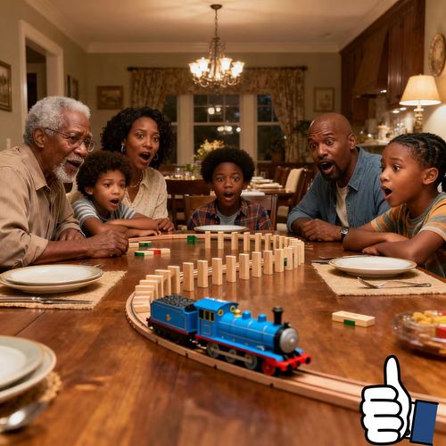 🚂👨‍👩‍👧‍👦 90% of Ghanaian parents will buy this for their children! 💯👍🔥❗️ Brand new Vision interactive educational toy domino train set ✨🏃‍♂️