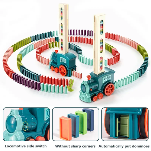 🚂Brand New Vision Intellectual Interactive Toys evelopment Dominos Train Set✨