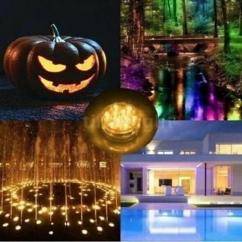Buy one get three free (four lamps)💥Submersible LED Pool Lights (RF Remote Control