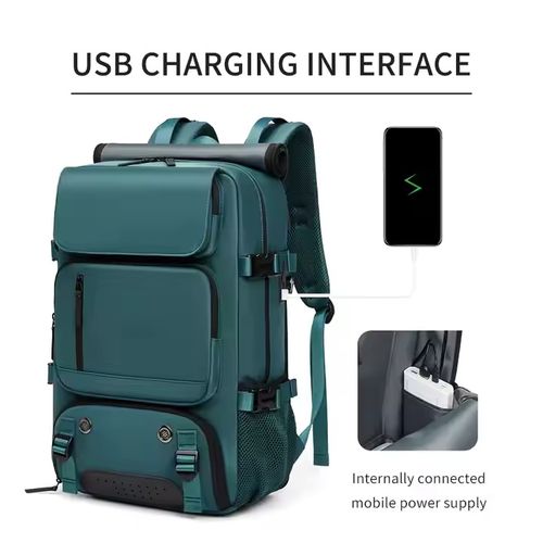 Multifunctional large travel backpack Business laptop backpack with shoe bag