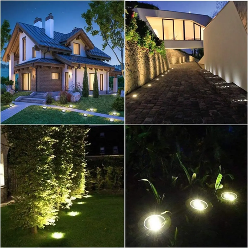 💦Solar Powered Floor Path LED Light💡