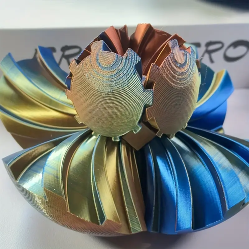 🔥3D Printed Rotating Gear Ball⚙️🌀