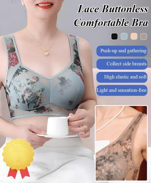 Pointed buttonless comfortable bra👙🌸