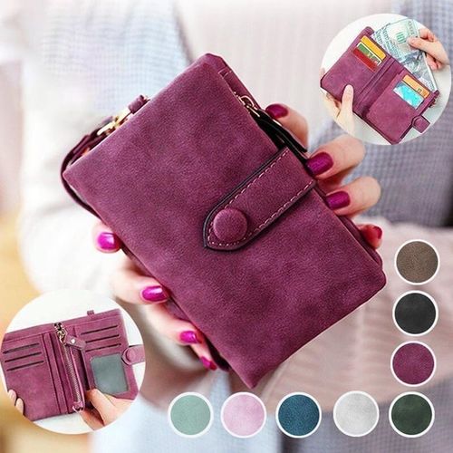 👛💵Small Trifold Leather Wallet For Women