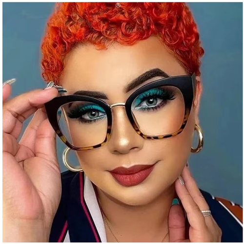 😎 Blue Light Blocking Cat-Eye Glasses | Style Meets Protection 👓🛡️