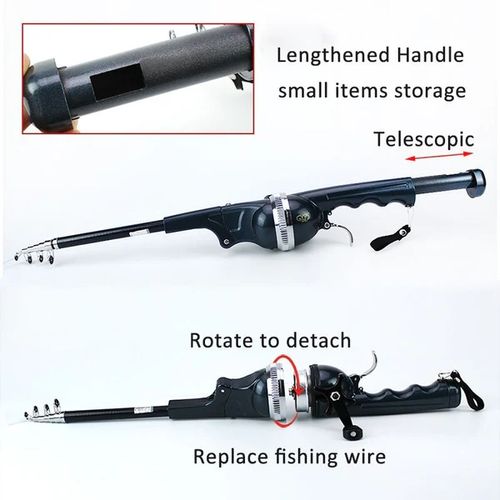 🎣1.31m folding fishing rod ✨ 21 pieces of Luya accessories🐟