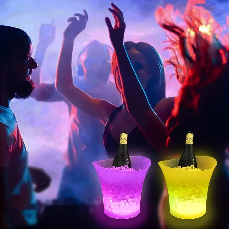 Colorful luminous ice bucket speaker Outdoor camping ice bucket