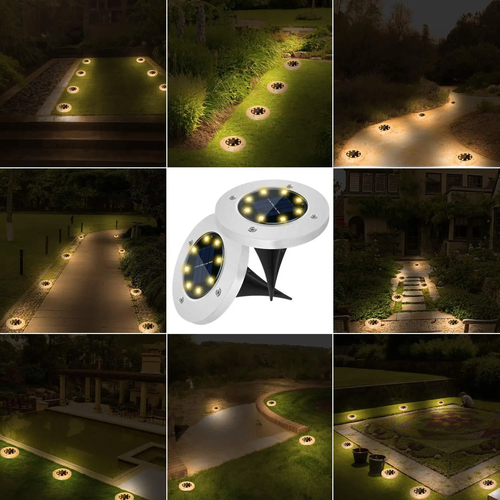 💦Solar Powered Floor Path LED Light💡