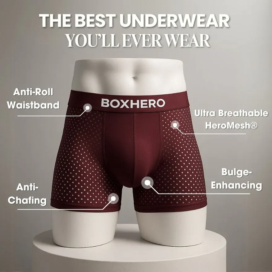 😍(Four pieces in one box)🔥BAMBOO FIBRE BOXER SHORTS - FOR ALL-DAY COMFORT
