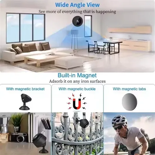 Mini Wireless WiFi ,Cameras with Indoor Video Recorder