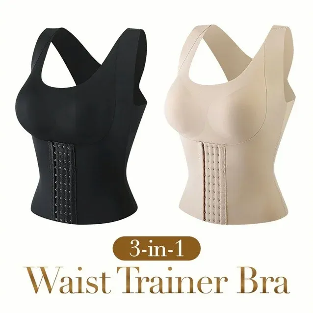 🔥 New Year Sale-50% OFF-3-in-1 Waist Trainer Bra