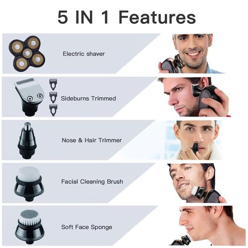 5-in-One Easy Shaving: A must-have razor for men✨😎
