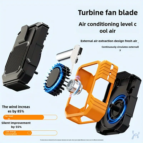 3-in-1 portable fan with mobile power supply🌬️