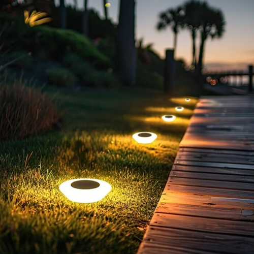 💦Solar Powered Floor Path LED Light💡