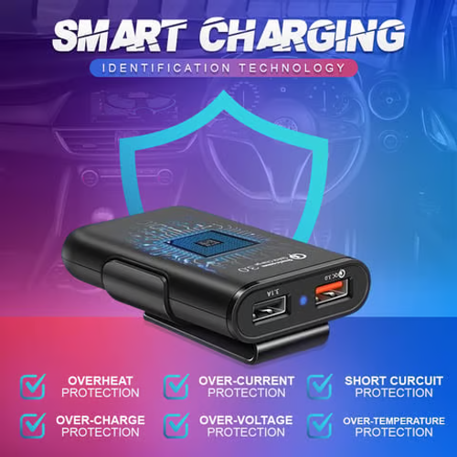 Four Ports Car Fast Charger⚡