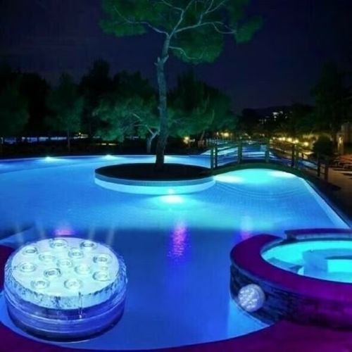 Buy one get three free (four lamps)💥Submersible LED Pool Lights (RF Remote Control