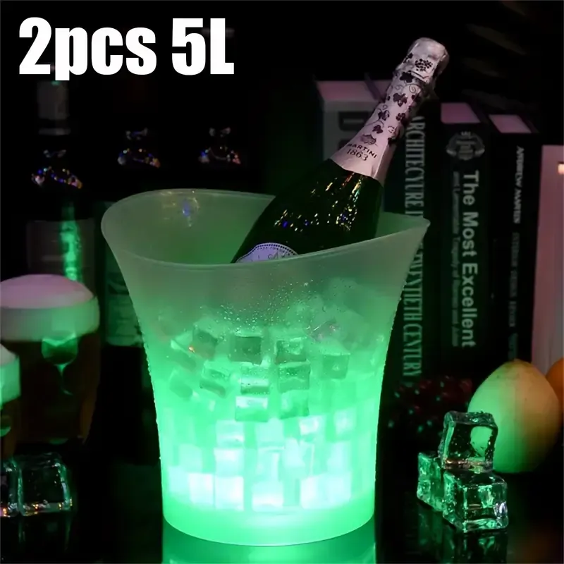 Colorful luminous ice bucket speaker Outdoor camping ice bucket