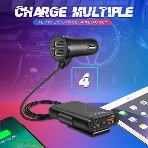 Four Ports Car Fast Charger⚡