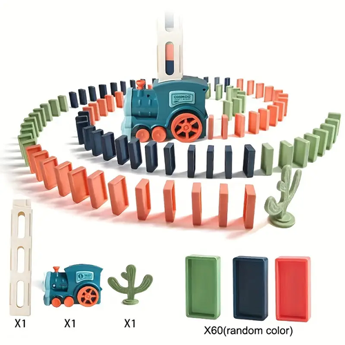 🚂Brand New Vision Intellectual Interactive Toys evelopment Dominos Train Set✨